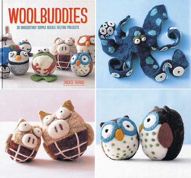 Woolbuddies: 20 Irresistibly Simple Needle Felting Projects: Huang, Jackie:  9781452114408: : Books