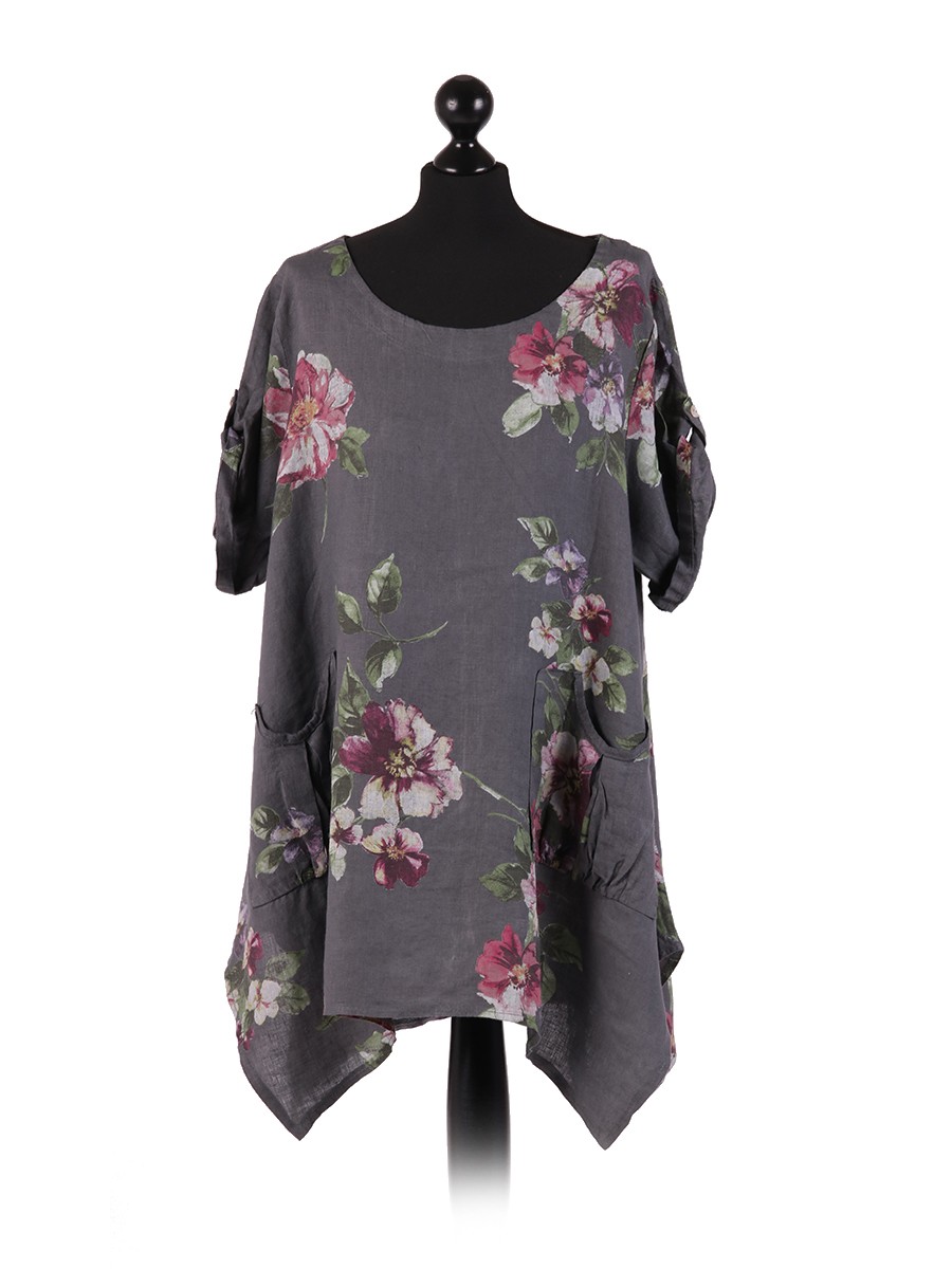 Buy Linen Floral Tunic · The Wool Room