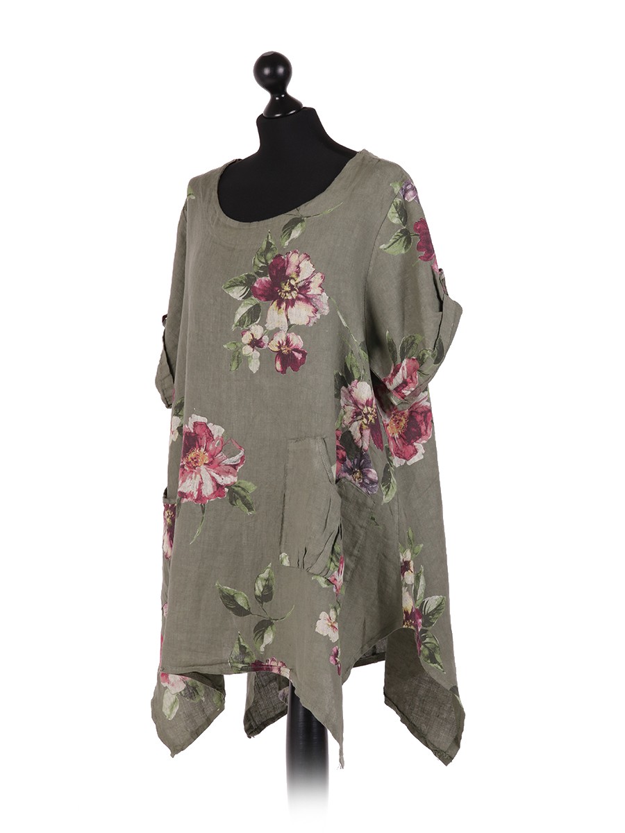 Buy Linen Floral Tunic · The Wool Room