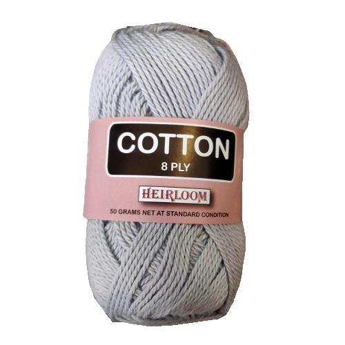 Buy Heirloom Cotton 8 Ply - Glacier · The Wool Room