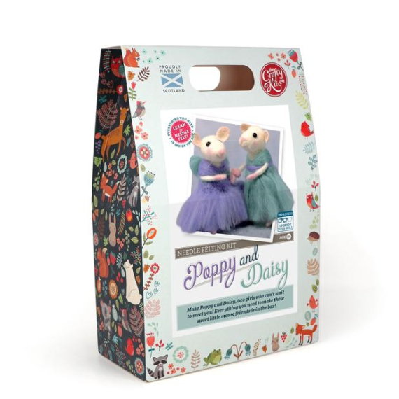 Poppy & Daisy Mice Needle Felting Kit - Image 4