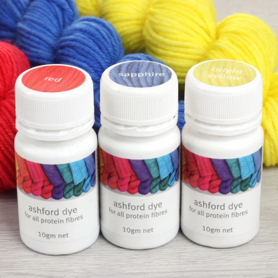 Ashford Dye 3x 10g - Primary Colour Kit - Image 2