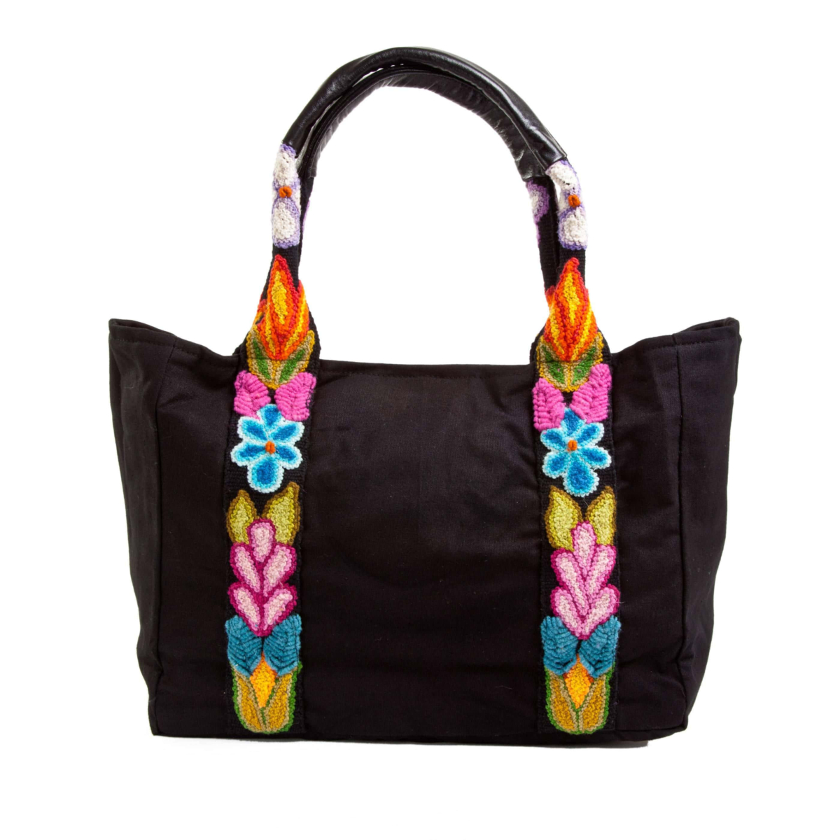 Buy Wool embroidered Canvas Bag - Black · AfterPay Zip · The Wool Room